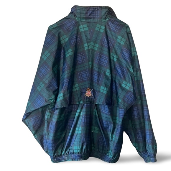 Plaid Jacket with Embroidered Crest - Picture 6 of 10